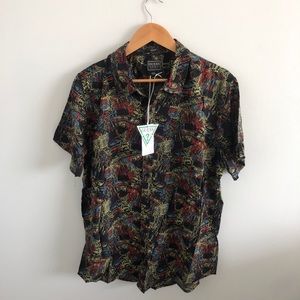 GUESS slim fit button up tee